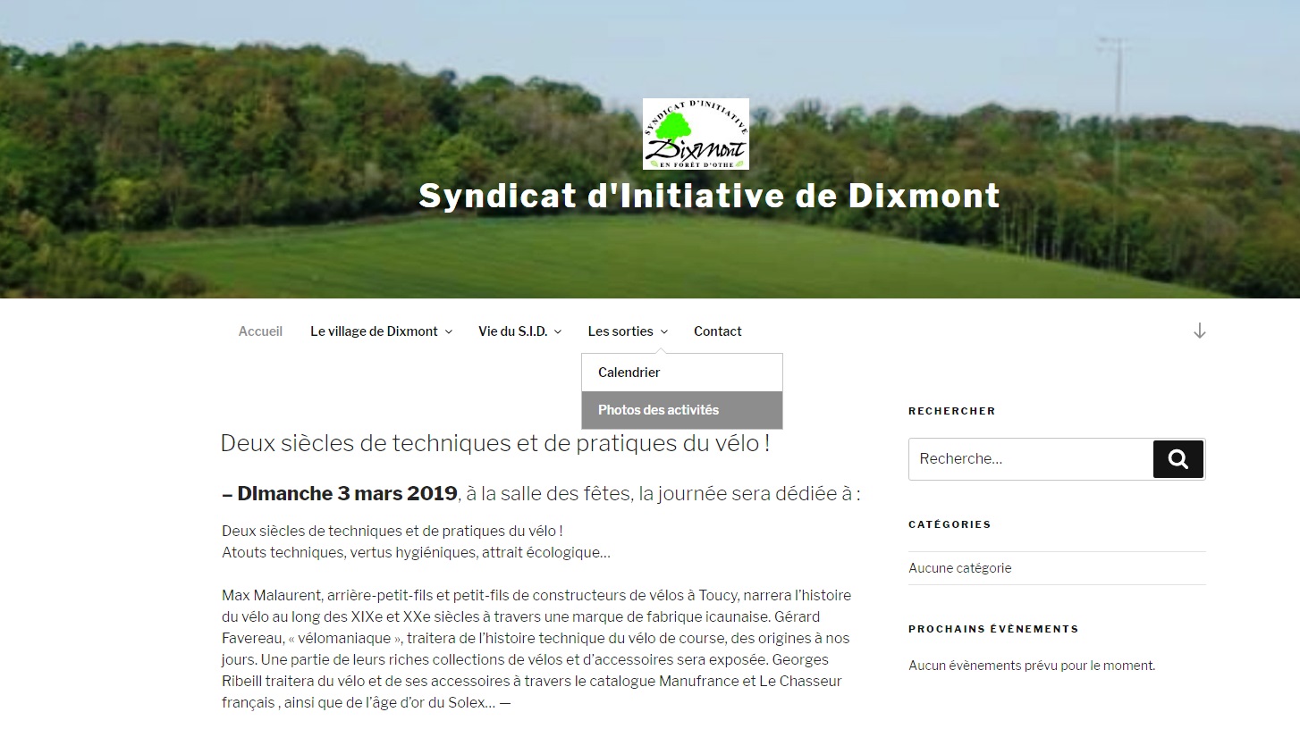 SIte Syndicat d'Initiative de Dixmont